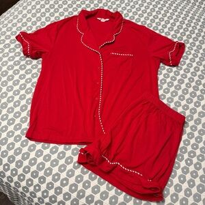 Red Women's Pajama Set
